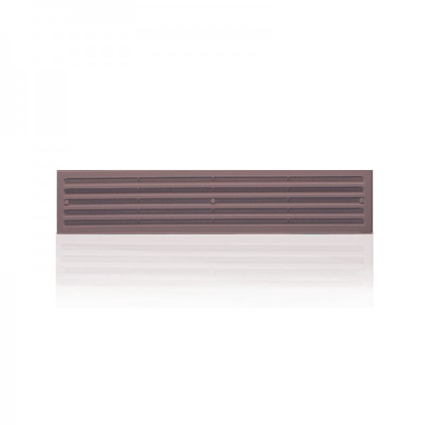 Вентиляционная решетка пластиковая дверная VR459В коричневая